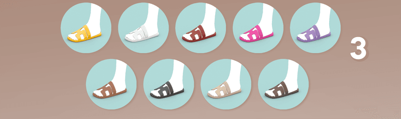 Галерея мода Набор обуви CozySole Set #1